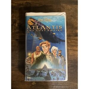 Atlantis The Lost Empire (VHS, 2001) Disney Clamshell
